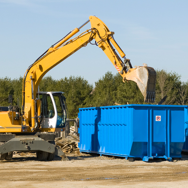 can i choose the location where the residential dumpster will be placed in Chatham MN